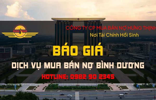 Báo Giá Dịch Vụ Mua Bán Nợ Bình Dương